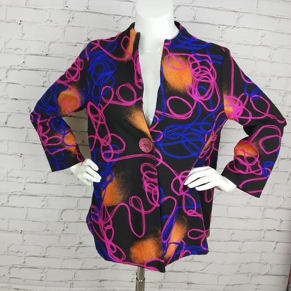 Joseph Ribkoff Textured Swing Jacket - Picture 2 of 8